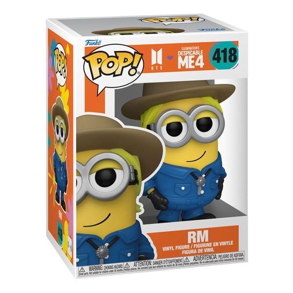 Коллекционная фигурка Funko Minions x BTS POP! Rocks Vinyl Figure RM 9 cm AF382 фото