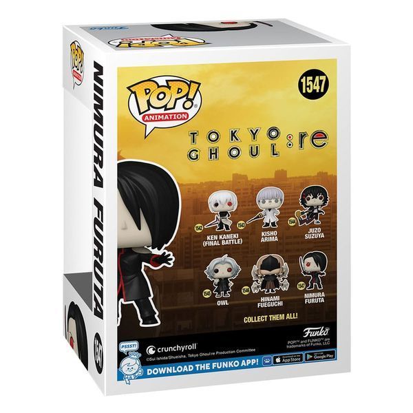 Коллекционная фигурка Funko Tokyo Ghoul: re POP! Анимация Vinyl Figure Nimura Furuta 9 cm AF214 фото