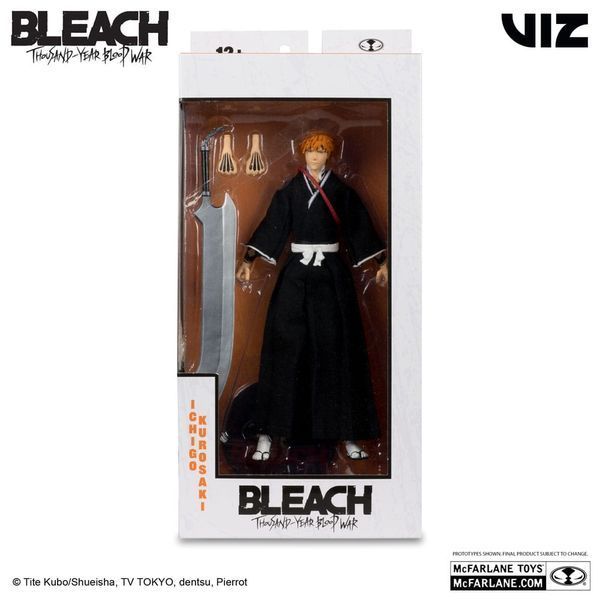 Коллекционная фигурка McFarlane Toys Bleach: Thousand-Year Blood War Action Figure Ichigo Kurosaki 18 cm AF255 фото