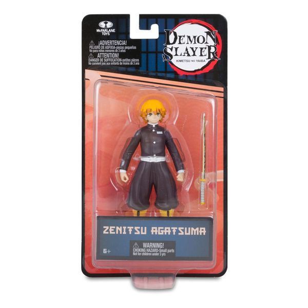 Коллекционная фигурка McFarlane Toys Demon Slayer: Kimetsu no Yaiba Action Figure Zenitsu Agatsuma 13 cm AF339 фото