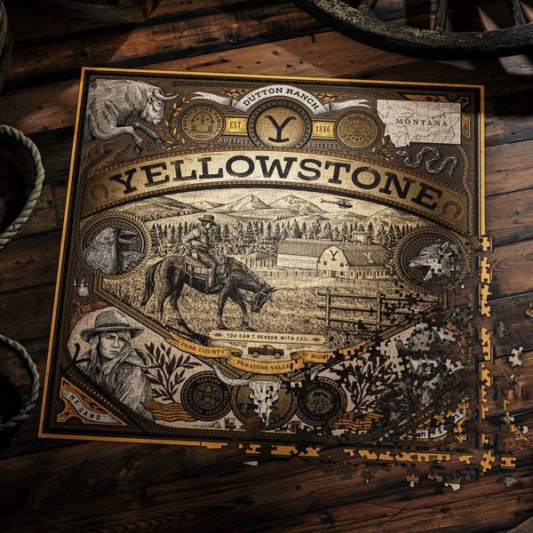 Пазл Theory11 Yellowstone 1000 елементів &mdash; Dutton Ranch (Ранчо Даттонів) T11-YELSTONE-PUZZLE фото