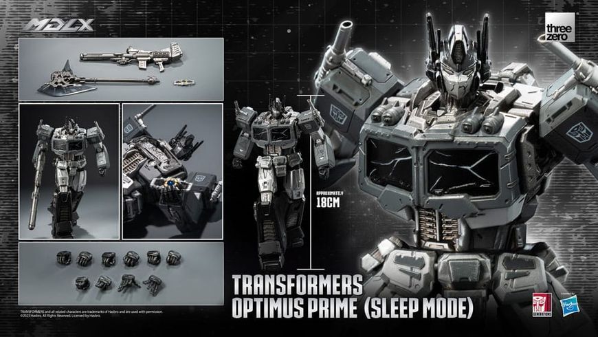 Колекційна фігурка ThreeZero Transformers MDLX Action Figure Optimus Prime (Sleep Mode) 18 cm AF5681 фото