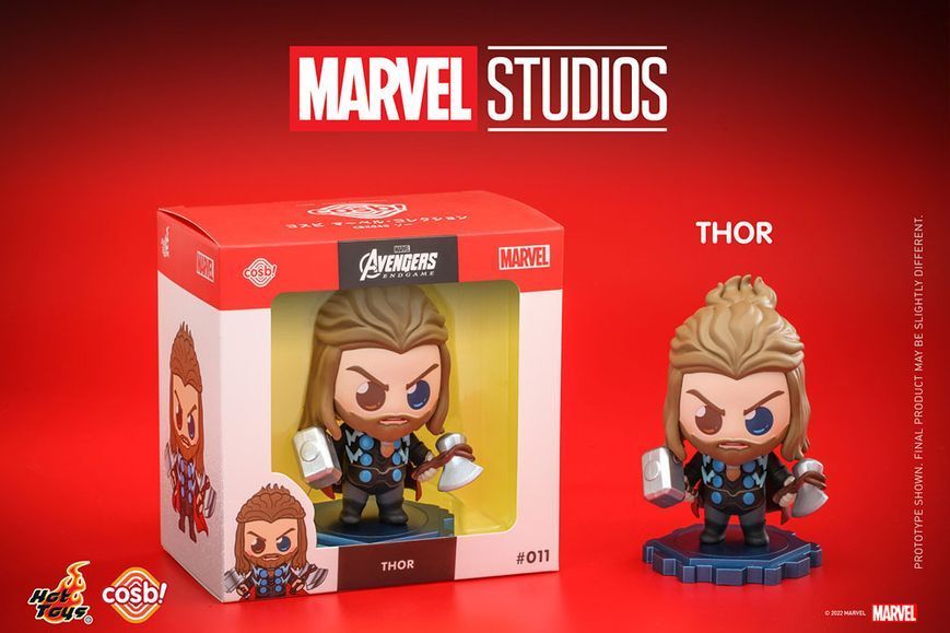 Колекційна міні-фігурка Marvel Тор Avengers: Endgame Cosbi Mini Figure Thor 8 cm Hot Toys mf116 фото