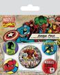 Набір значків бейджів Марвел Залізна Людина Marvel Comics Pin-Back Buttons 5-Pack Iron Man