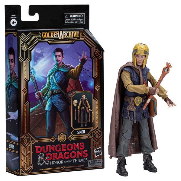 Коллекционная фигурка Dungeons & Dragons: Honor Among Thieves Golden Archive Action Figure Simon 15 cm Hasbro AF147 фото