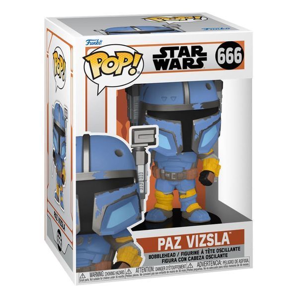 Коллекционная фигурка Funko Star Wars: The Mandalorian POP! Vinyl Figure Paz Vizsla 9 cm mf135 фото