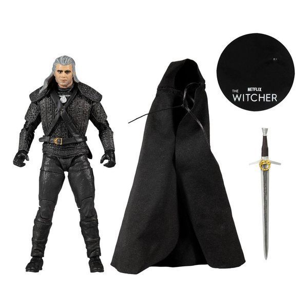 Колекційна фігурка Відьмак Геральт з Рівії 18 см McFarlane Toys AF105 фото