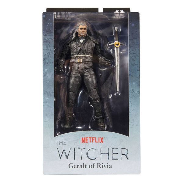 Колекційна фігурка Відьмак Геральт з Рівії 18 см McFarlane Toys AF105 фото