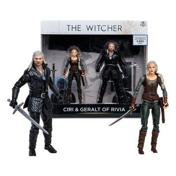 Колекційні фігурки &laquo;Відьмак&raquo; Геральт і Цірі (Netflix Сезон 3) 18 см The Witcher Action Figure Geralt and Ciri McFarlane Toys AF106 фото