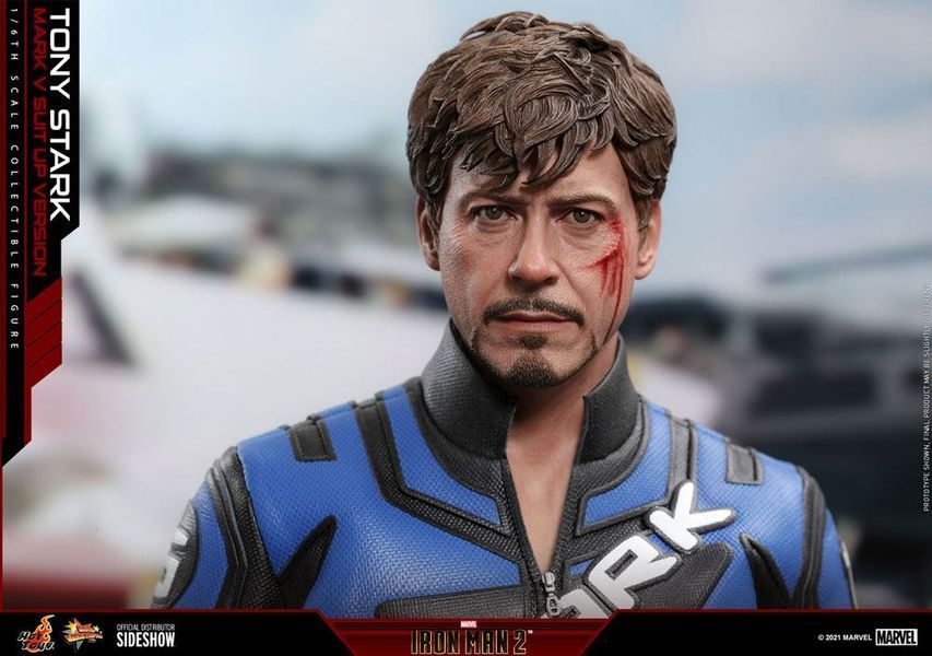 Коллекционная фигурка Железный Человек Hot Toys Iron Man 2 Movie Masterpiece Action Figure 1/6 Tony Stark (Mark V Suit Up Version) 31 cm AFHOT148 фото