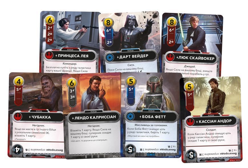 Настільна гра Зоряні війни. Колодобудівна гра (Star Wars: The Deckbuilding Game) 001235 фото