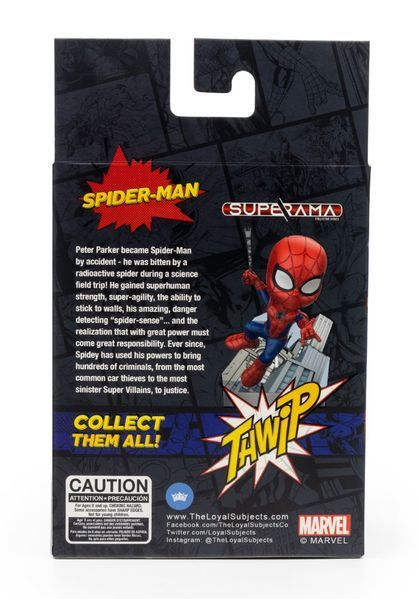 Колекційна фігурка діорама Marvel Superama Mini Diorama Spider-Man 10 cm The Loyal Subjects AF129 фото
