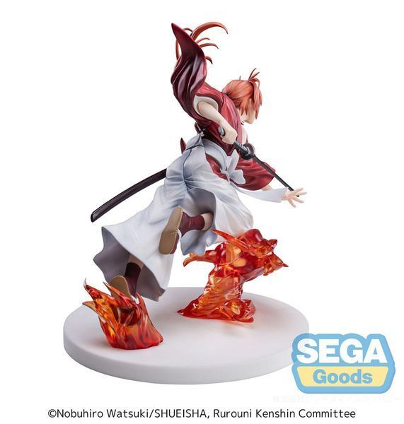 Колекційна фігурка Sega Rurouni Kenshin Luminasta PVC Statue "Rurouni Kenshin" "Kenshin Himura" 15 cm AF217 фото