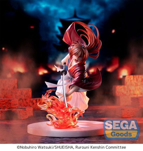 Колекційна фігурка Sega Rurouni Kenshin Luminasta PVC Statue "Rurouni Kenshin" "Kenshin Himura" 15 cm AF217 фото