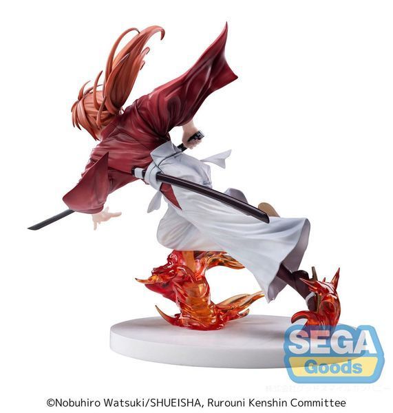 Колекційна фігурка Sega Rurouni Kenshin Luminasta PVC Statue "Rurouni Kenshin" "Kenshin Himura" 15 cm AF217 фото