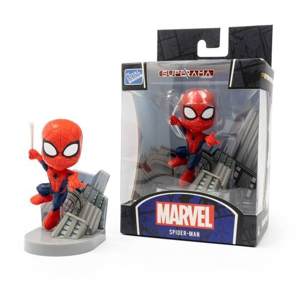 Колекційна фігурка діорама Marvel Superama Mini Diorama Spider-Man 10 cm The Loyal Subjects AF129 фото