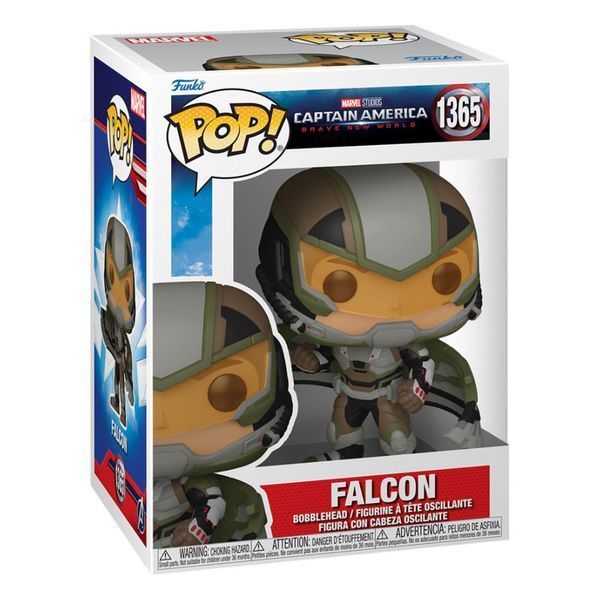 Колекційна фігурка Funko Captain America Brave New World POP! Movies Vinyl Figure Falcon 9 cm AF9915 фото