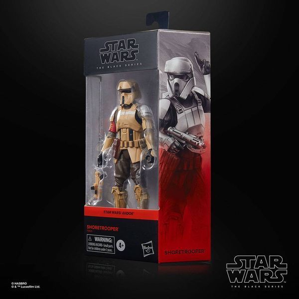 Коллекционная фигурка Hasbro Star Wars: Andor Black Series Action Figure Shoretrooper 15 cm AF180 фото