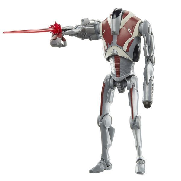Коллекционный набор фигурок Hasbro Star Wars Jedi: Survivor &mdash; Magna Guard, Super Battle Droid & Battle Droid 15 см Black Series HASF9230 фото