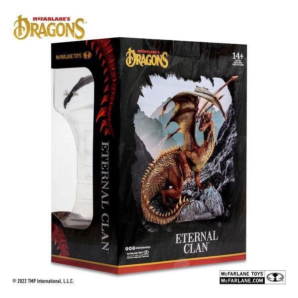 Статуя Дракон. Дракони Макфарлейна Серія 8 Статуя Вічний клан 34 см McFarlane&acute;s Dragons stat102 фото