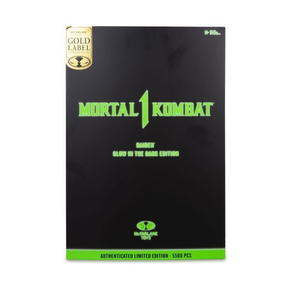 Коллекционная фигурка McFarlane Toys Mortal Kombat Glow in the Dark Edition &mdash; Raiden Gold Label 18 см MCF11096 фото