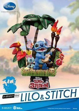 Колекційна фігурка Beast Kingdom Toys Disney D-Stage PVC Diorama Stitch 14 cm AF345 фото