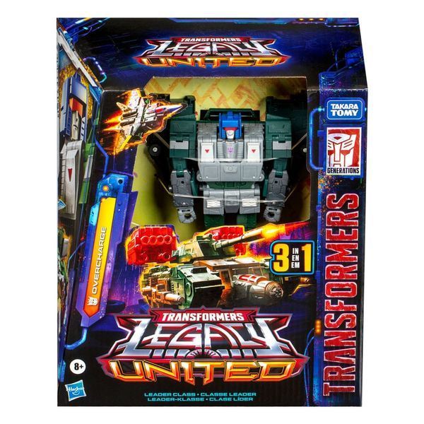Екшн-фігурка Hasbro Трансформери Transformers Generations Legacy United Leader Class Action Figure Overcharge 19 cm AF395 фото