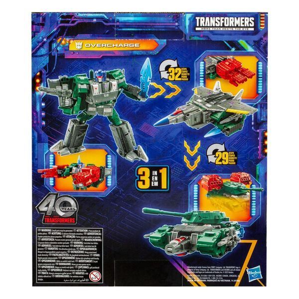 Екшн-фігурка Hasbro Трансформери Transformers Generations Legacy United Leader Class Action Figure Overcharge 19 cm AF395 фото