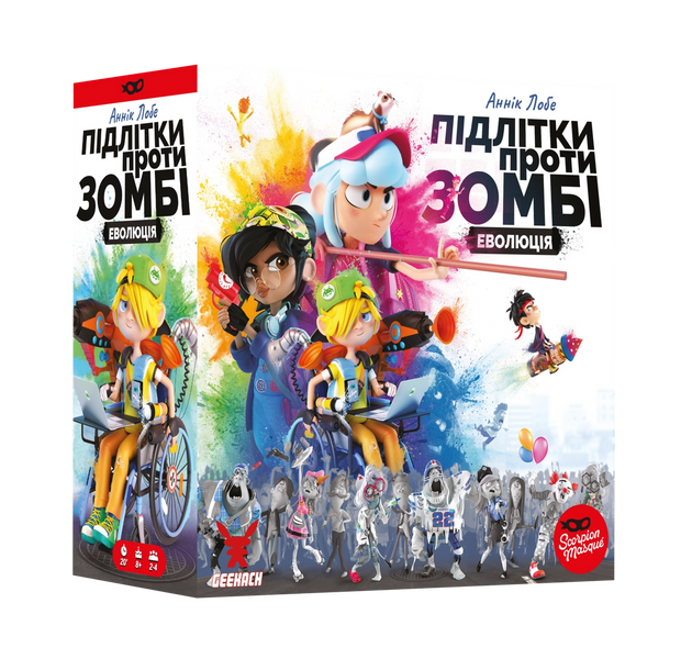 Настільна гра Підлітки проти зомбі (Zombie Teenz Evolution) 001271 фото