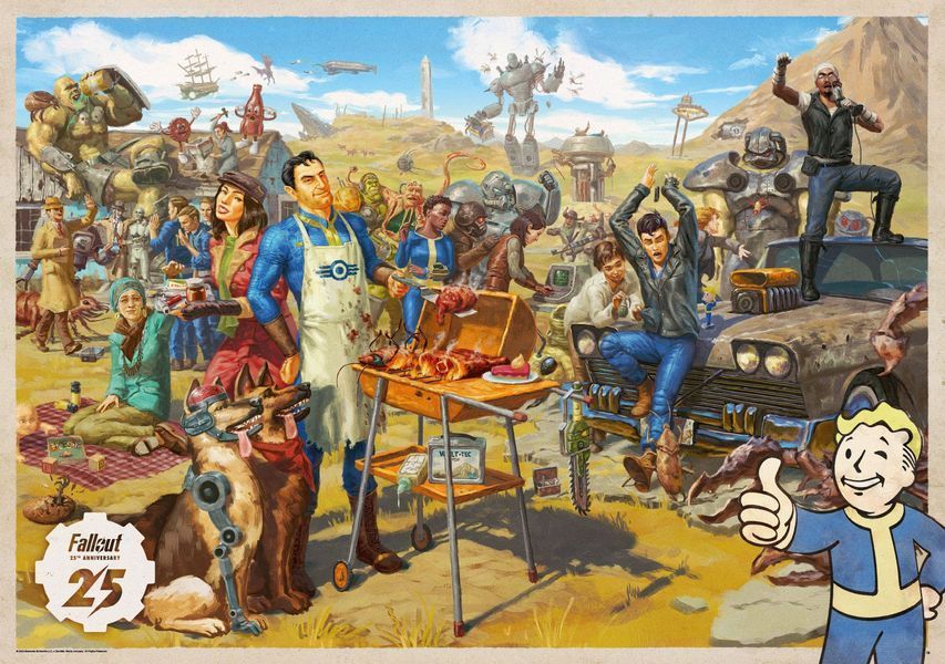 Подарочный набор Good Loot Fallout: Vault Loot Collection (Пазл 1000 элементов, фигурка, брелок, носки) GOLO-25061 фото