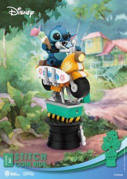 Колекційна фігурка Beast Kingdom Disney D-Stage PVC Diorama Stitch Coin Ride 16 cm AF347 фото