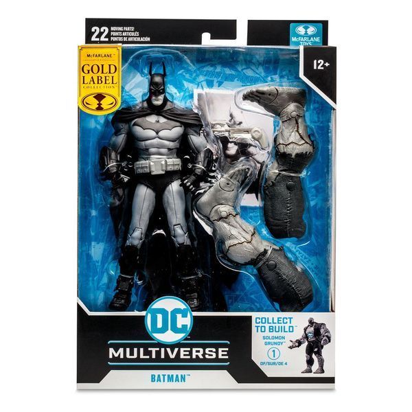 Колекційна фігурка Бетмен DC Gaming Build A Action Figure Batman Gold Label (Batman: Arkham City) 18 cm McFarlane AF149 фото