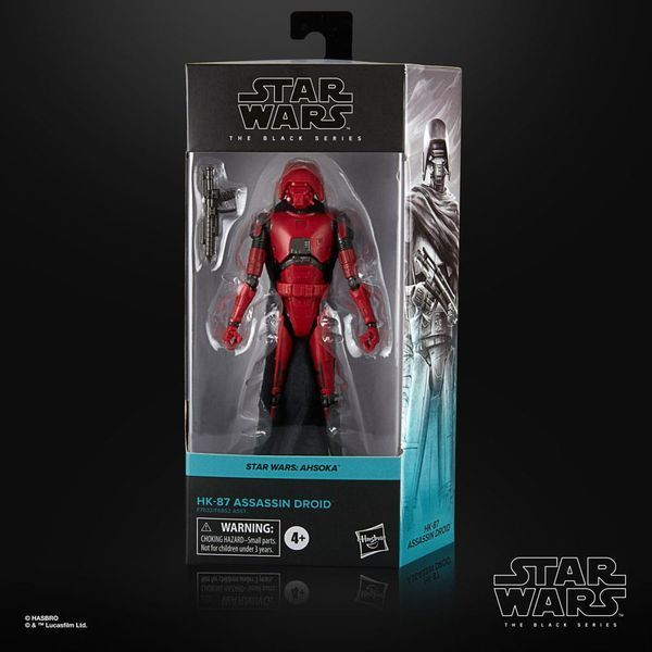 Коллекционная фигурка Hasbro Star Wars: Ahsoka Black Series Action Figure HK-87 Assassin Droid 15 cm AF184 фото