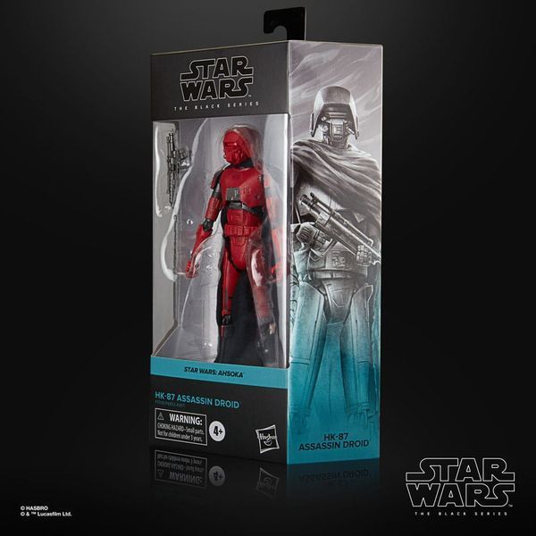 Коллекционная фигурка Hasbro Star Wars: Ahsoka Black Series Action Figure HK-87 Assassin Droid 15 cm AF184 фото