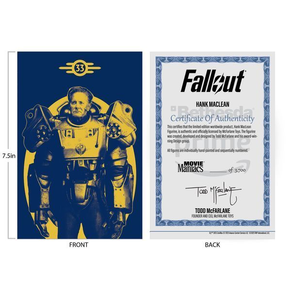 Колекційна фігурка McFarlane Toys Movie Maniacs Fallout &mdash; Hank MacLean (Season 2) Red Platinum Edition 17 см MCF14134 фото