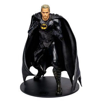 Коллекционная фигурка Бэтмен DC The Flash Movie Statue Batman Multiverse Unmasked (Gold Label) McFarlane 30 cm AF150 фото
