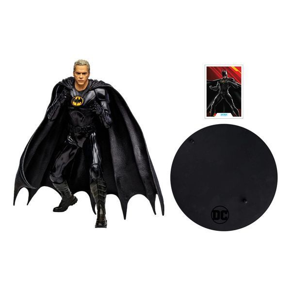 Колекційна фігурка Бетмен DC The Flash Movie Statue Batman Multiverse Unmasked (Gold Label)  McFarlane 30 cm AF150 фото