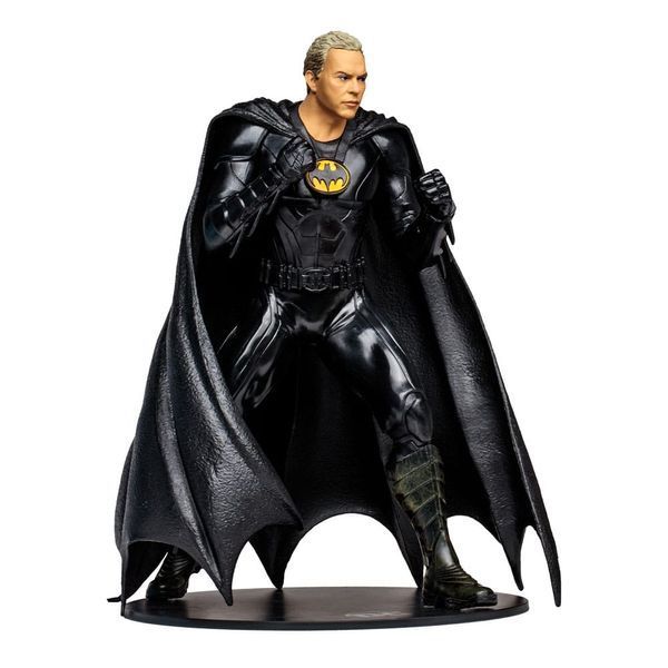 Колекційна фігурка Бетмен DC The Flash Movie Statue Batman Multiverse Unmasked (Gold Label)  McFarlane 30 cm AF150 фото