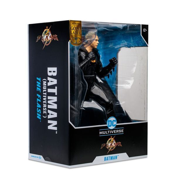 Колекційна фігурка Бетмен DC The Flash Movie Statue Batman Multiverse Unmasked (Gold Label)  McFarlane 30 cm AF150 фото