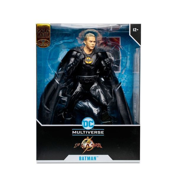 Колекційна фігурка Бетмен DC The Flash Movie Statue Batman Multiverse Unmasked (Gold Label)  McFarlane 30 cm AF150 фото