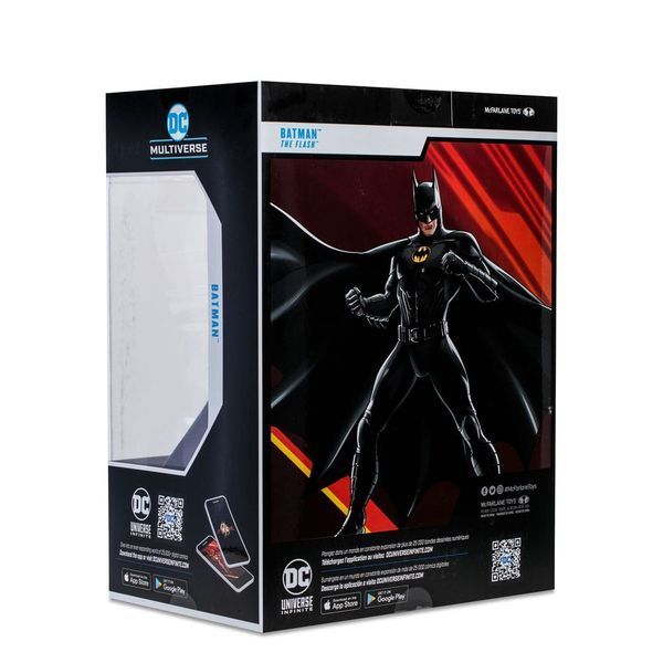 Колекційна фігурка Бетмен DC The Flash Movie Statue Batman Multiverse Unmasked (Gold Label)  McFarlane 30 cm AF150 фото
