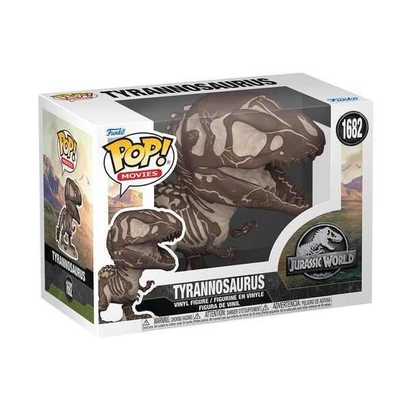 Коллекционная фигурка Funko Jurassic Park Fossil POP! Видео Vinyl Figure Tyrannosaurus 9 cm AF2253 фото