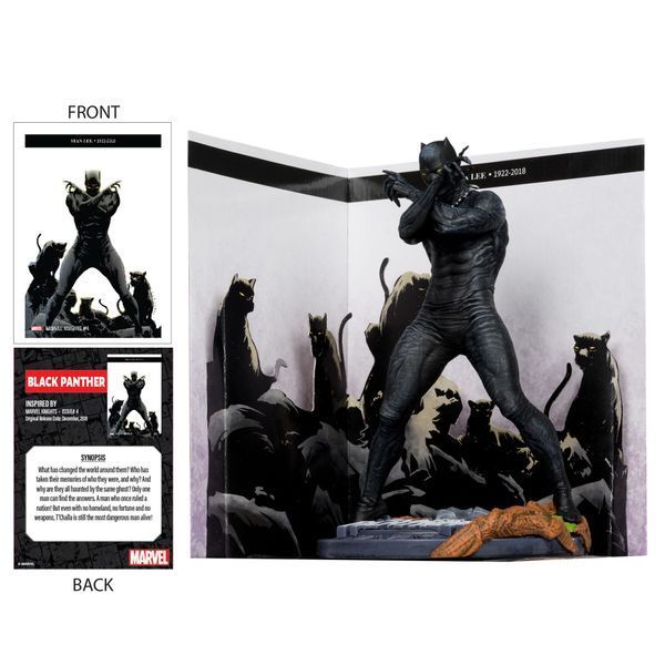 Колекційна статуетка McFarlane Toys Marvel Collection PVC Statue &mdash; Black Panther (Marvel Knights #4) 17 см MCF14776 фото