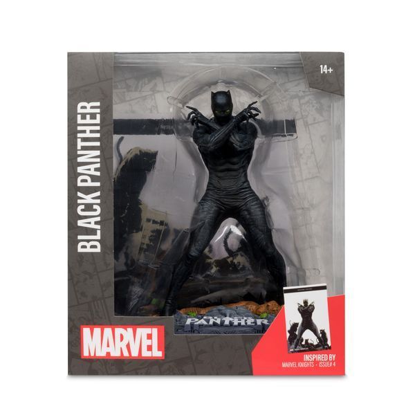 Колекційна статуетка McFarlane Toys Marvel Collection PVC Statue &mdash; Black Panther (Marvel Knights #4) 17 см MCF14776 фото