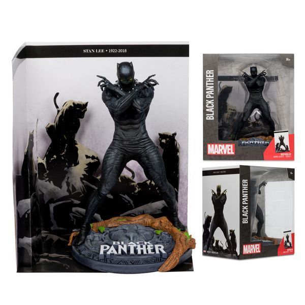 Колекційна статуетка McFarlane Toys Marvel Collection PVC Statue &mdash; Black Panther (Marvel Knights #4) 17 см MCF14776 фото