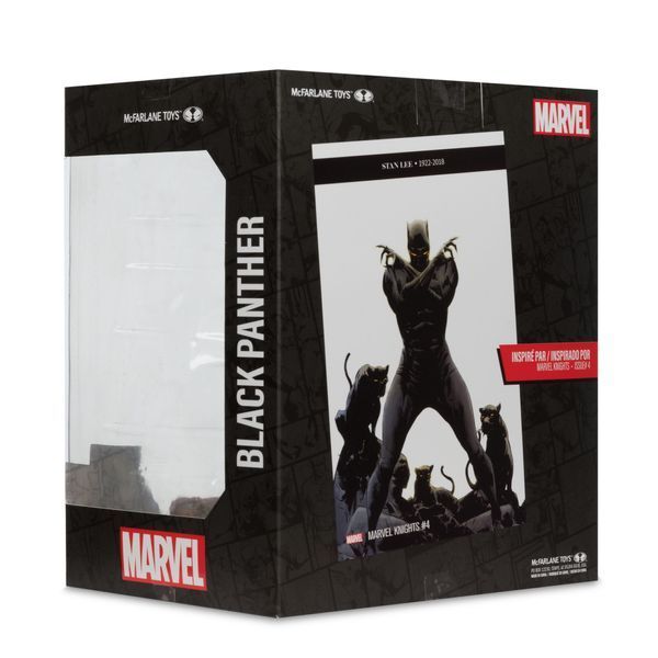 Колекційна статуетка McFarlane Toys Marvel Collection PVC Statue &mdash; Black Panther (Marvel Knights #4) 17 см MCF14776 фото
