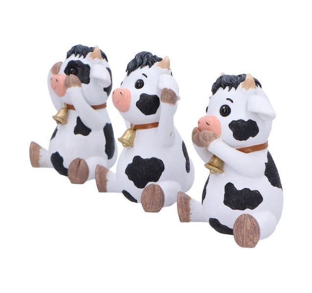 Декоративна статуетка фігурка Three Wise Cows (Три Мудрі Корови) 9 см B7031M25 фото