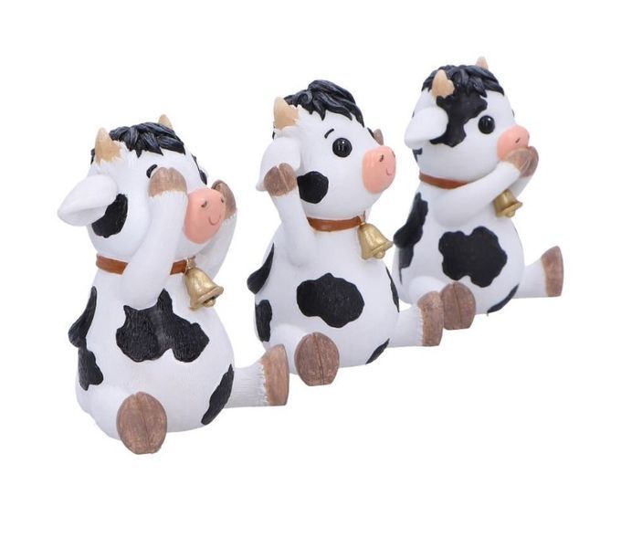 Декоративна статуетка фігурка Three Wise Cows (Три Мудрі Корови) 9 см B7031M25 фото