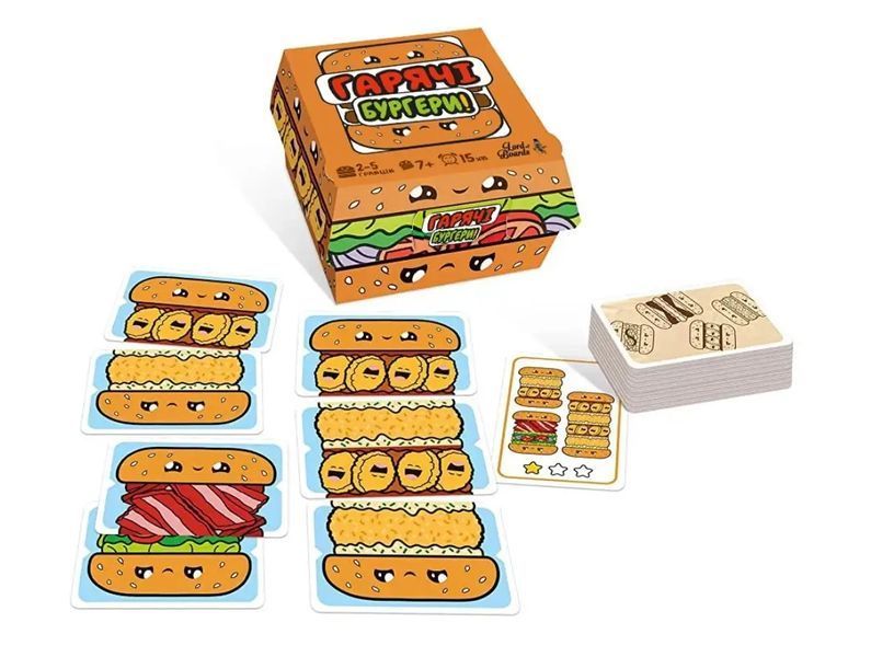 Настільна гра Гарячі Бургери (Burger ASAP) 001203 фото