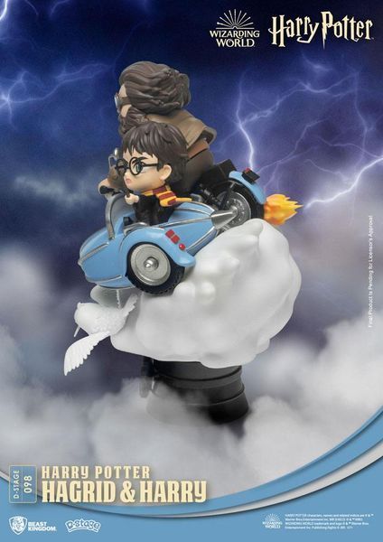 Коллекционная фигурка Beast Kingdom Toys Harry Potter D-Stage PVC Diorama Hagrid & Harry New Version 15 cm AF191 фото